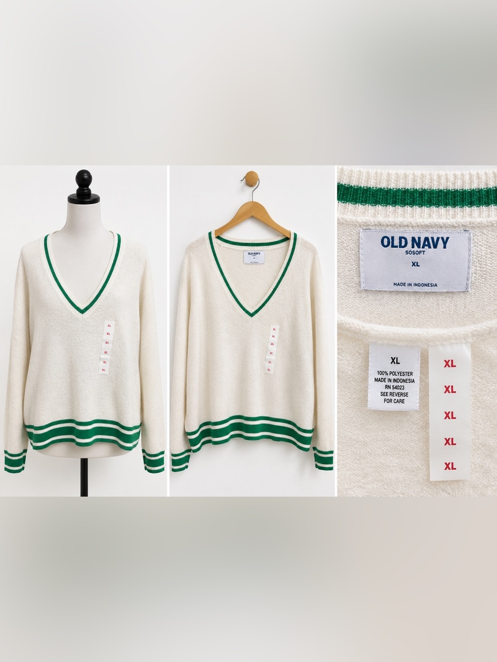 Old Navy SoSoft Varsity Sweater NWT XL